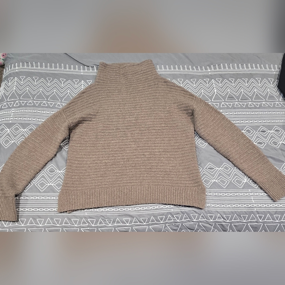 Madewell Belmont Mockneck Ribbed Sweater Size XS